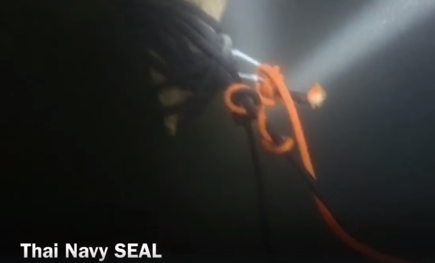 Thai NavySEAL เผยแพร่คลิปใต้น้ำจากโถง 3 ไปเนินนมสาว ในถ้ำหลวง