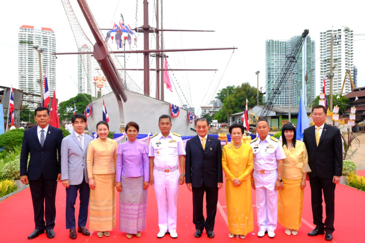 ปล่อยเรือสิริมหรรณพลงน้ำ