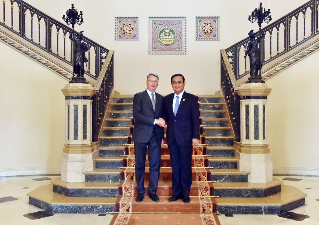 “บิ๊กตู่” ขอบคุณเยอรมนี ดันอียูปรับสัมพันธ์ไทย ย้ำเดินหน้าปฏิรูปเพื่อ ปชต.สมบูรณ์ตามโรดแมป