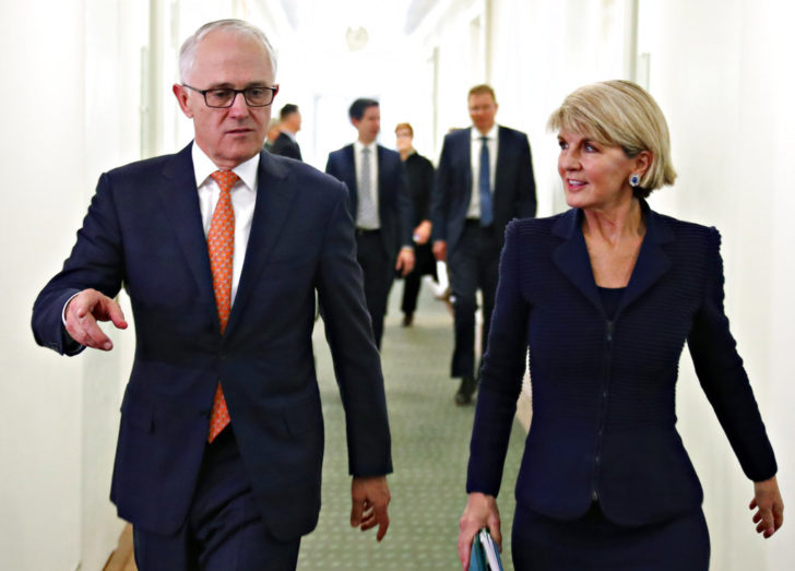 Malcolm Turnbull, Julie Bishop