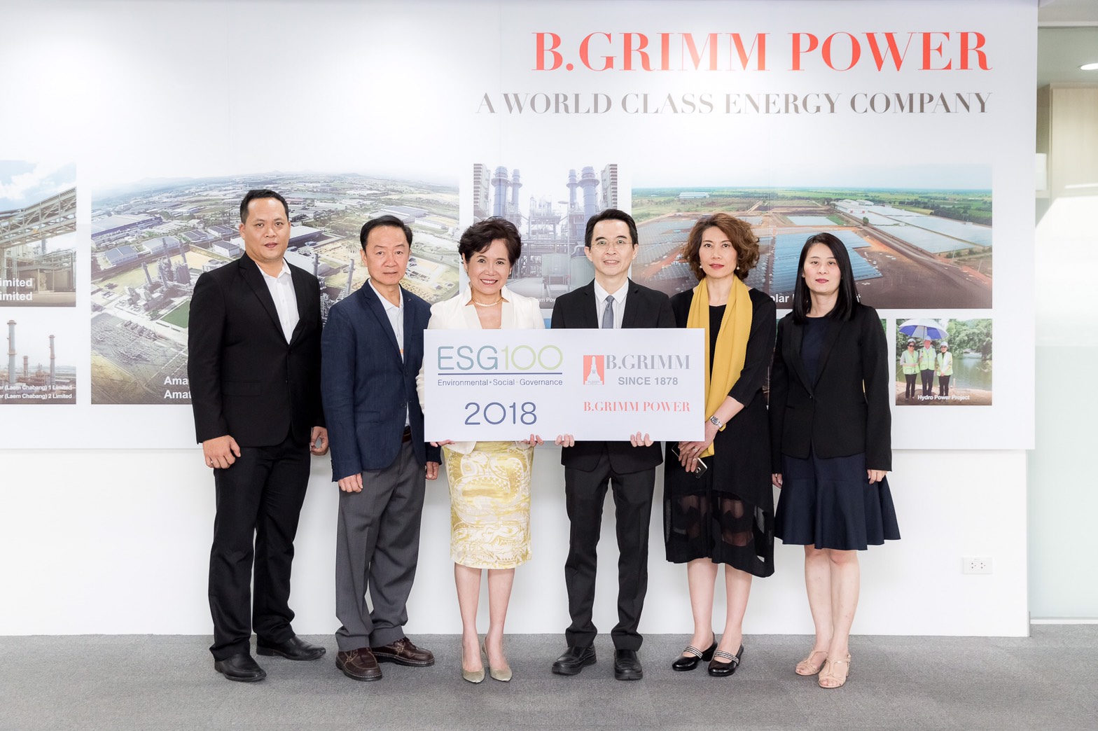 BGRIM ติดอันดับหุ้นยั่งยืน ESG 100 ปี 61