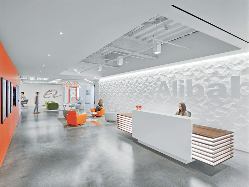 Alibaba Pictures ออฟฟิศสไตล์ภาพยนตร์-