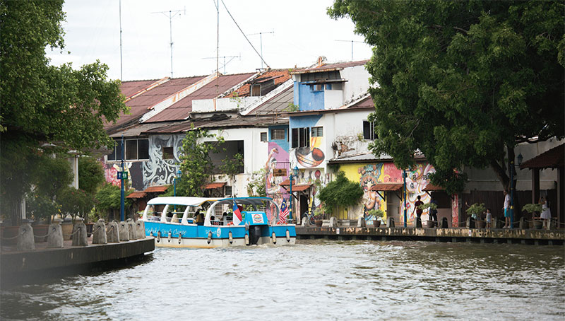 ล่องเรือมะละกา ชมกราฟิตี้ พิพิธภัณฑ์ชุมชนมอเต็ง-
