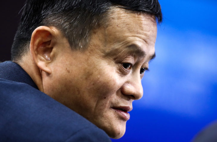 Alibaba Group co-founder and executive chairman Jack Ma attends a meeting of Russian President Putin with representatives of the foreign business community on the sidelines of the Eastern Economic Forum in Vladivostok