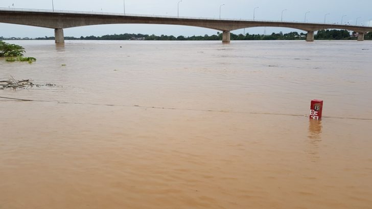 “หนองคาย” น้ำโขงขึ้นสูงสุดในรอบ 10 ปี เอ่อท่วมหลายพื้นที่