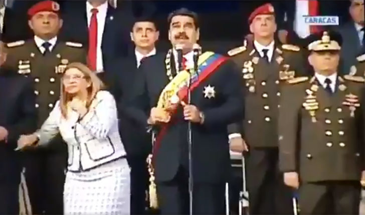 VENEZUELA-NATIONAL GUARD-MADURO-EXPLOSION