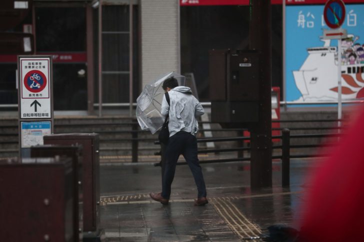 JAPAN-WEATHER-TYPHOON