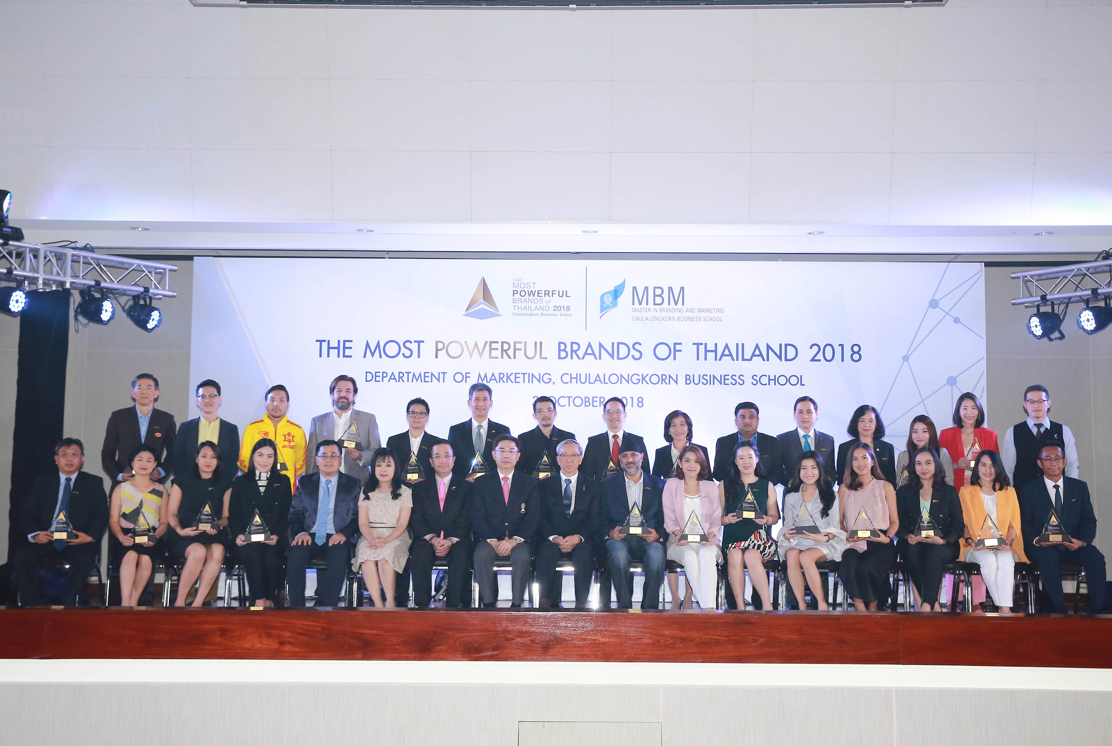 จุฬาฯ ประกาศ สุดยอดแบรนด์ทรงพลังปี 2018