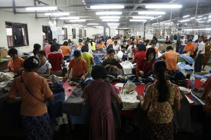 เจ็บหลายสิบคน หลังเกิดเหตุประท้วงที่โรงงานเสื้อผ้าในเมียนมา