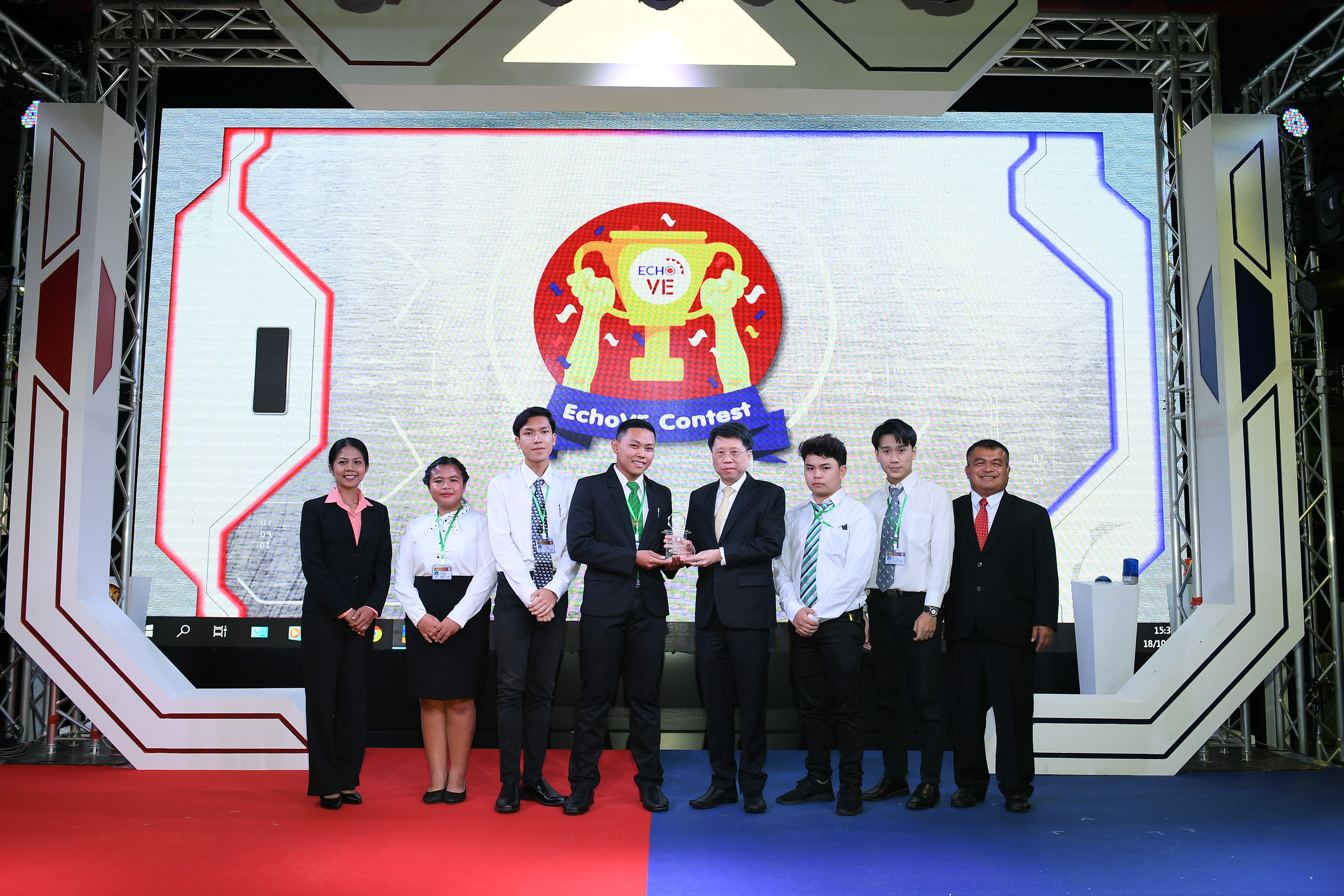 วิทยาลัยสารพัดช่างอุดรธานี คว้าแชมป์ EchoVE Contest ระดับประเทศ เหินฟ้าดูงานที่สิงคโปร์