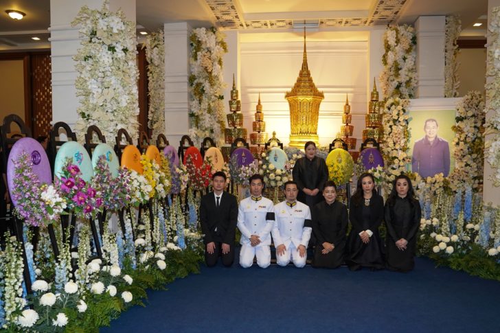 พระองค์เจ้าสิริภาจุฑาภรณ์ เสด็จร่วมพิธีสวดพระอภิธรรม เจ้าสัววิชัย