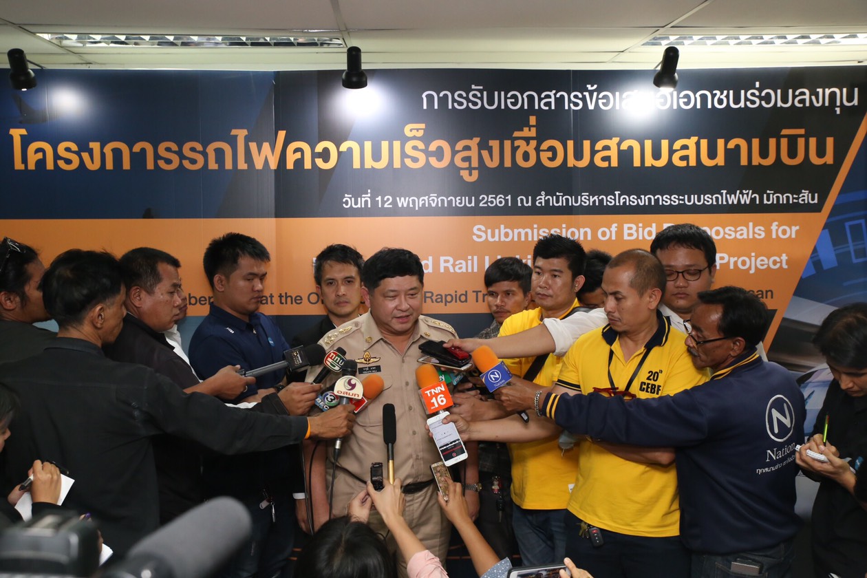 มาตามนัด! 2 กลุ่มทุนชิงไฮสปีดเชื่อม3สนามบิน “ซีพี” จับมือITD-CK-จีน ด้านBTSผนึกพันธมิตรเดิม