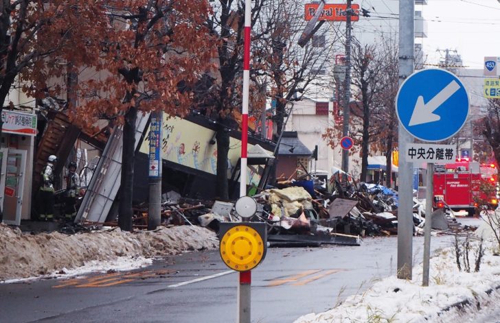 JAPAN-EXPLOSION-ACCIDENT-FIRE