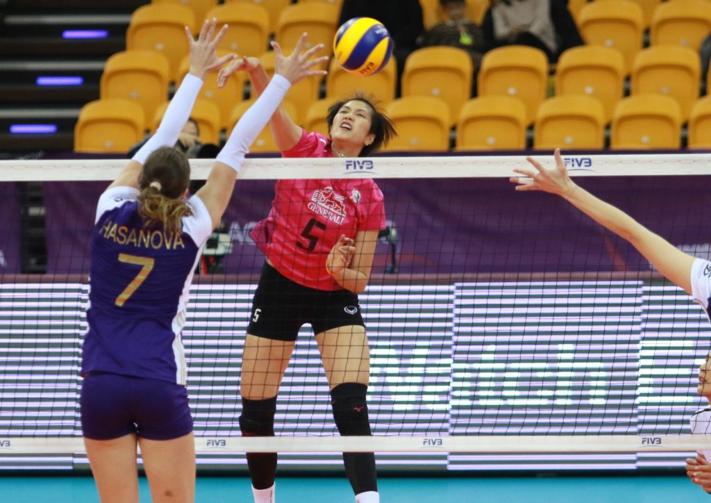 วอลเลย์บอลสาว ‘สุพรีม’ พ่ายฝรั่งเศส 1-3 เซต ศึกสโมสรหญิงชิงแชมป์โลก