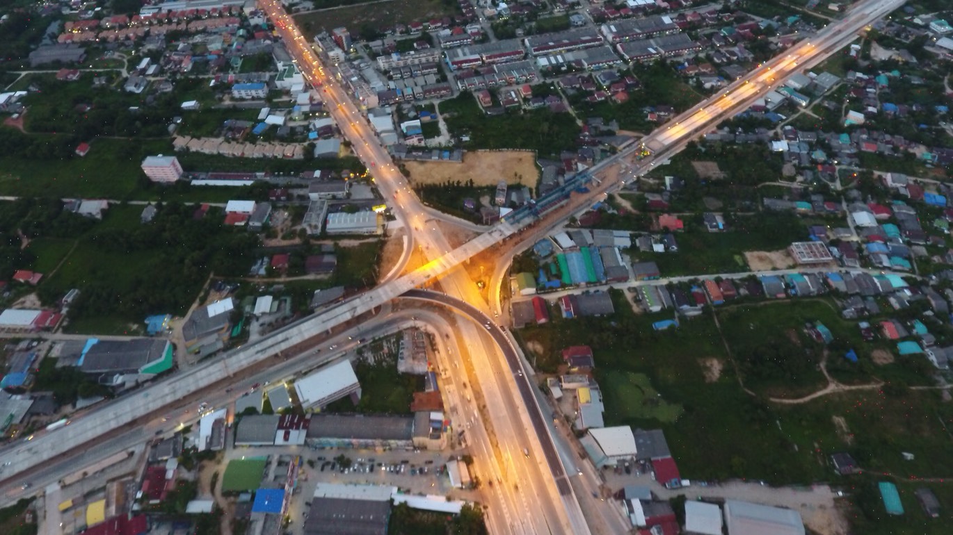 งดงาม! กรมทางหลวงมอบของขวัญปีใหม่เปิดใช้ทางแยกต่างระดับห้าแยกน้ำกระจาย จ.สงขลา
