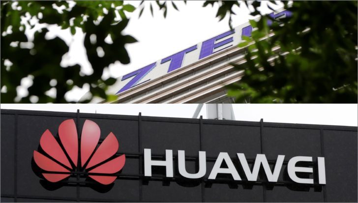 FILE PHOTO - The logo of China's ZTE Corp is seen on the building of ZTE Beijing research and development center in Beijing