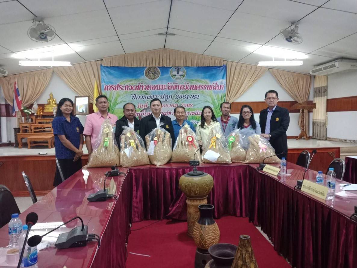 พาณิชย์โคราช จัดประกวดข้าวหอมมะลิไทย เผยเกษตรกรอ.ประทาย คว้ารางวัลชนะเลิศ
