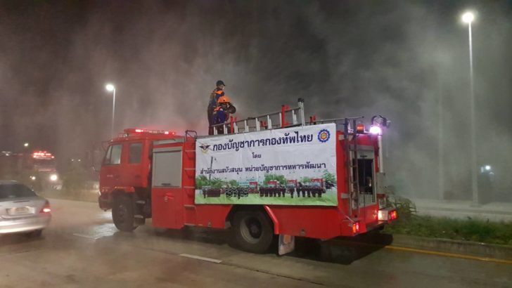 “บิ๊กป้อม” สั่งเหล่าทัพฉีดน้ำลดฝุ่นต่อเนื่อง