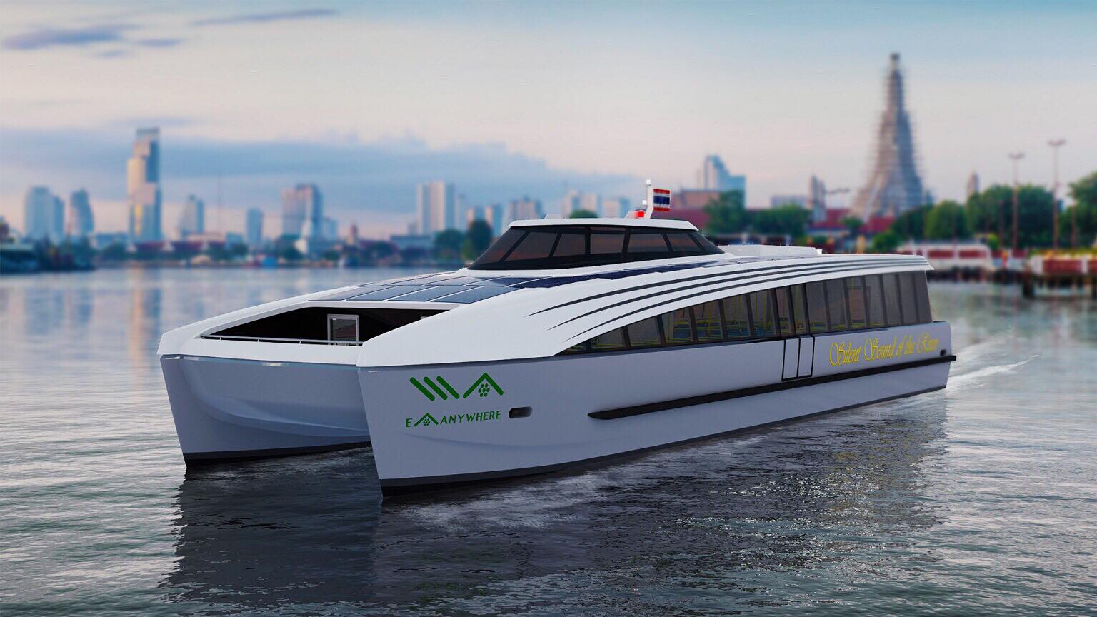 EA แตกไลน์ธุรกิจ ทุ่ม 1 พันล้าน เจ้าแรกเรือโดยสารไฟฟ้าบนแม่น้ำเจ้าพระยา พร้อมเปิดให้บริการปลายปีนี้
