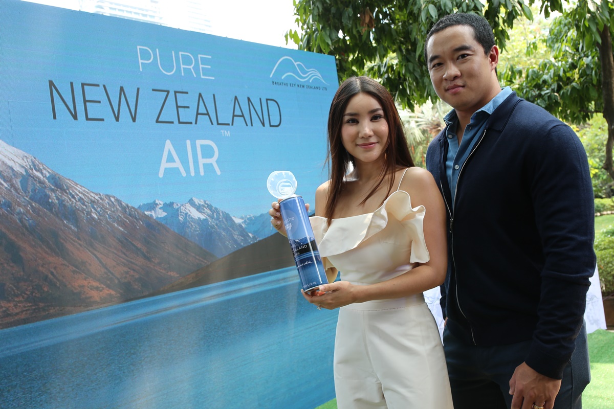 ครั้งแรกในไทย เปิดตัว “Breathe Ezy” อากาศบริสุทธิ์อัดกระป๋องจากนิวซีแลนด์