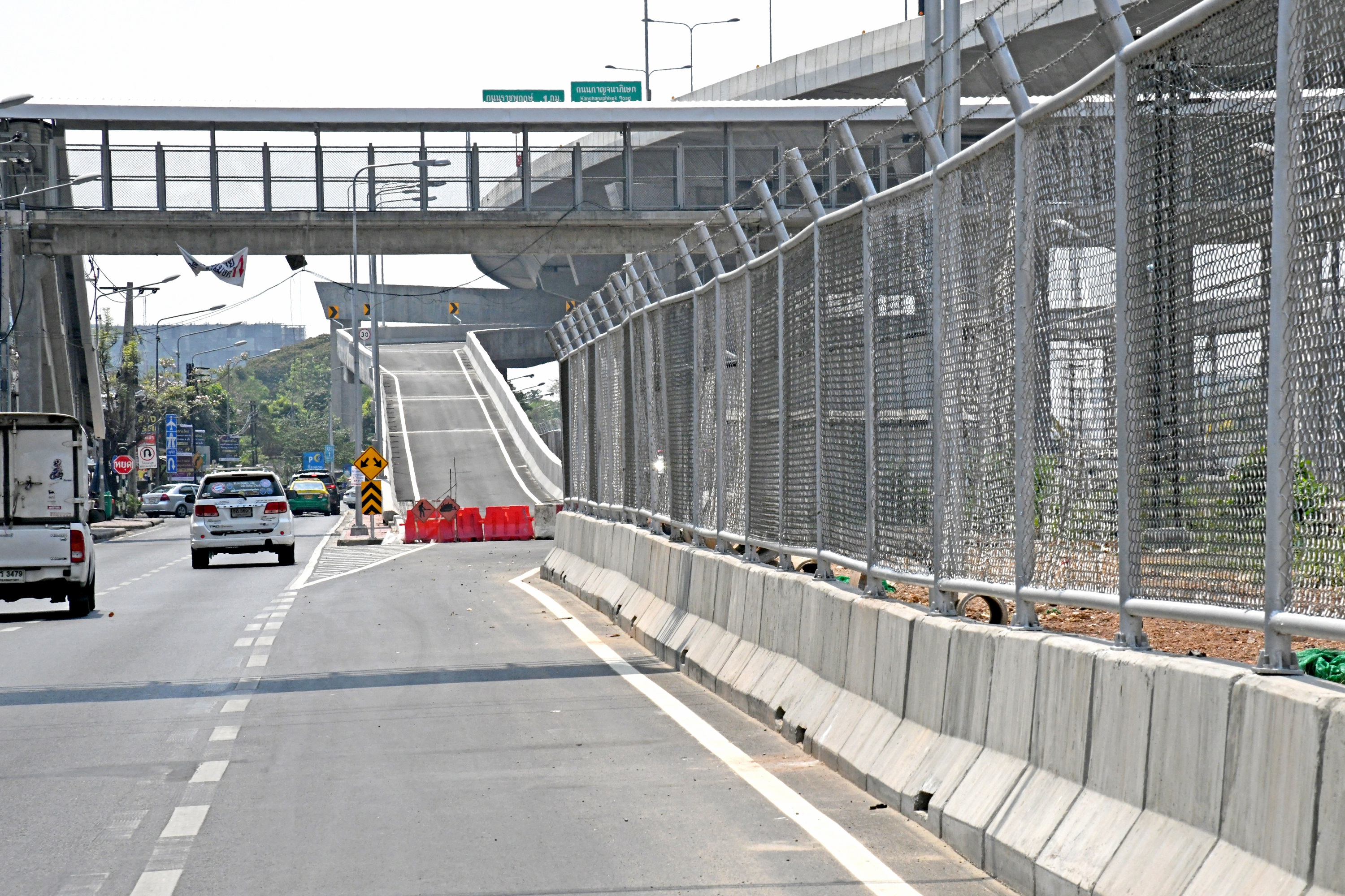 เปิดใช้ก่อนสงกรานต์ “สะพานกลับรถสถานีรถไฟบางบำหรุ”