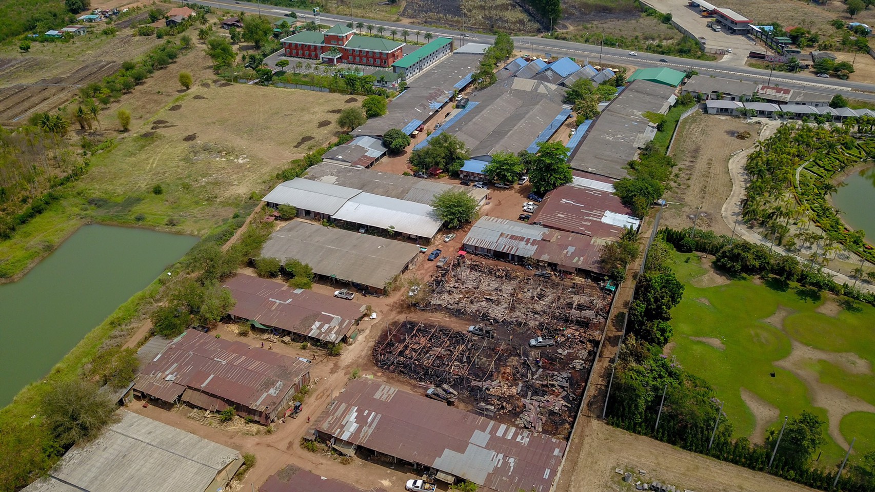 สหกรณ์ไม้สระแก้วไฟลุกท่วมเสียหาย 10 ล้านบาท