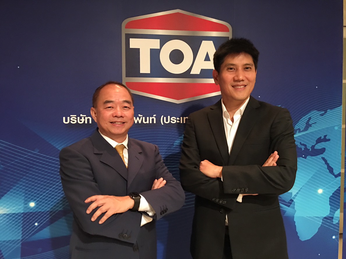 TOA ตั้ง “ประกรณ์ เมฆจำเริญ” นั่งเอ็มดีใหญ่ เล็งเป้ารายได้ปีนี้1.8หมื่นล้าน หลังโรงงานใหม่ทยอยผลิตในอินโดฯ-เมียนมา-กัมพูชา