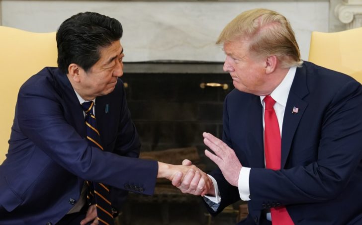 Japan's Prime Minister Shinzo Abe visits