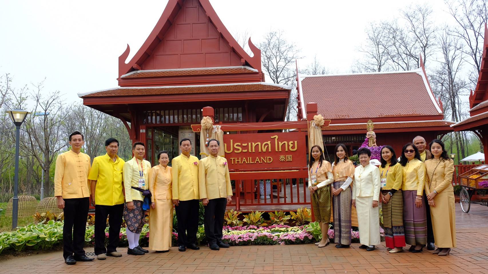 ไทยเปิดบ้าน Thailand pavilion งานพืชสวนโลก ที่จีน ชาวต่างชาติแห่ชมคับคั่ง