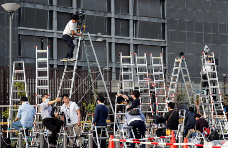 Former Nissan Motor Chariman Carlos Ghosn leaves the Tokyo Detention House