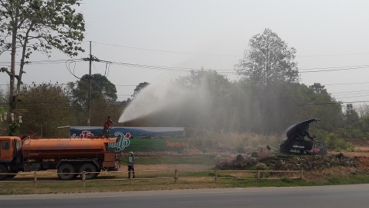 การดำเนินงานแก้ไขปัญหาหมอกควัน 9 จังหวัดภาคเหนือ 12 เมษายน 2562