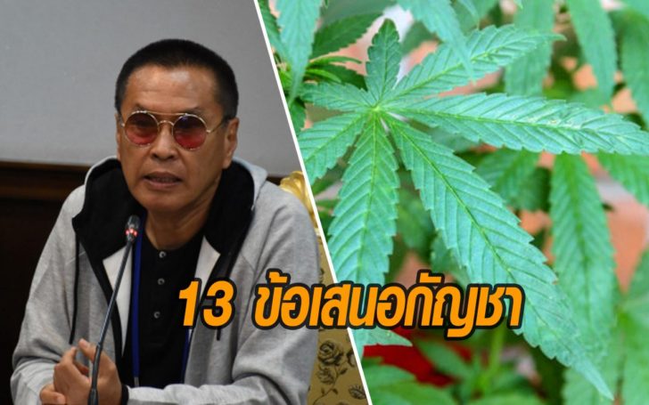 หมอธีระวัฒน์ โพสต์เสนอความเห็นเรื่องกัญชา 13 ข้อ