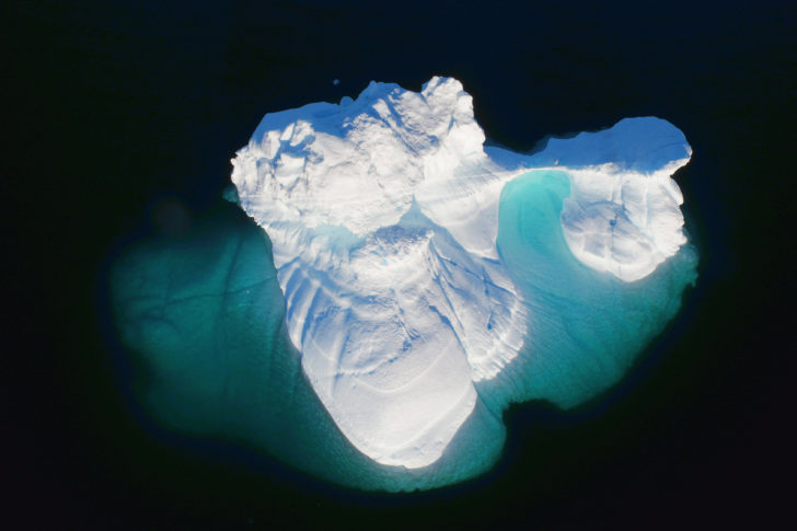 FILE PHOTO: n Greenland, a glacier's collapse shows climate impact