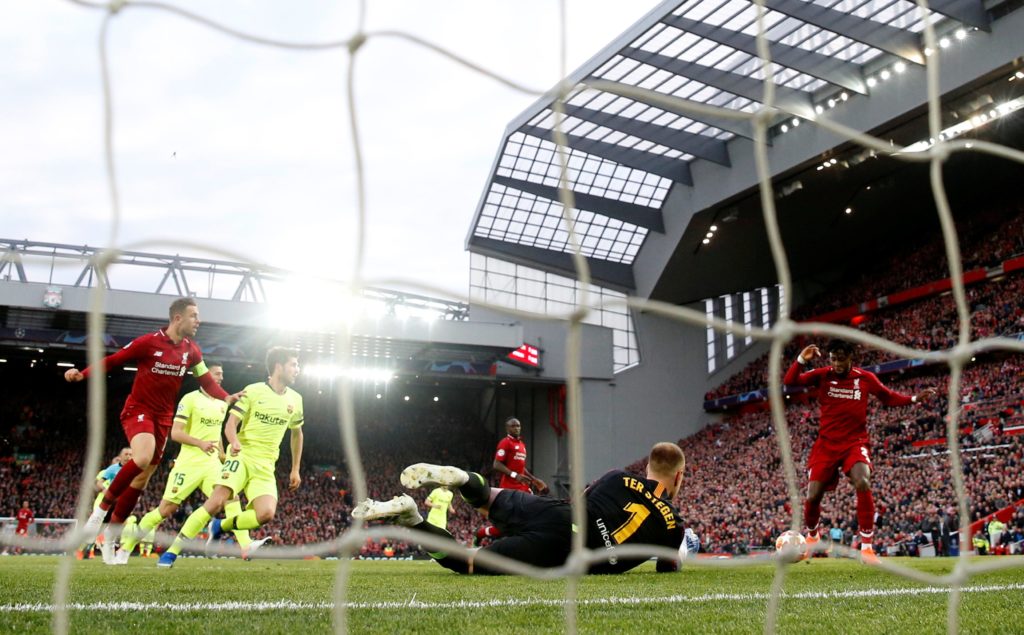 เหลือเชื่อ! ‘ลิเวอร์พูล’ ถล่ม ‘บาร์ซ่า’ 4-0 เข้าชิงแชมเปี้ยนส์ลีก