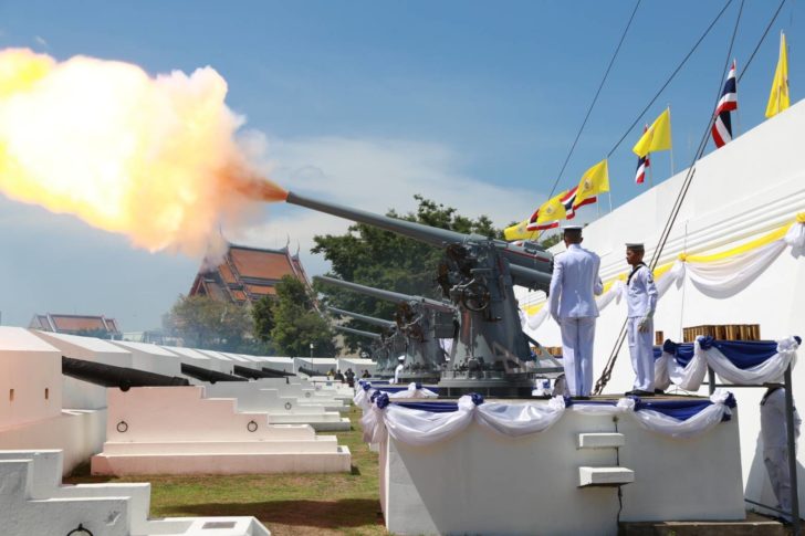 ทหารสามเหล่าทัพยิงสลุตหลวงพิเศษ งานพระราชพิธีบรมราชาภิเษก วันที่ 4-6 พ.ค.62
