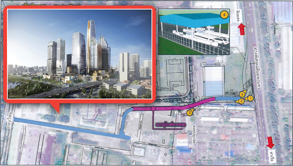 เจาะอุโมงค์ทะลุวันแบงค็อก เชื่อมด่วนพระราม4-รถไฟฟ้า