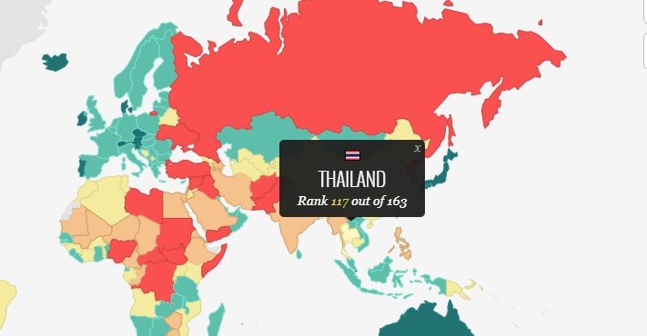ดัชนีความสงบสุขโลก2019