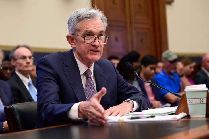 FILE PHOTO: Jerome Powell testifies before the House Financial Services Committee in Washington