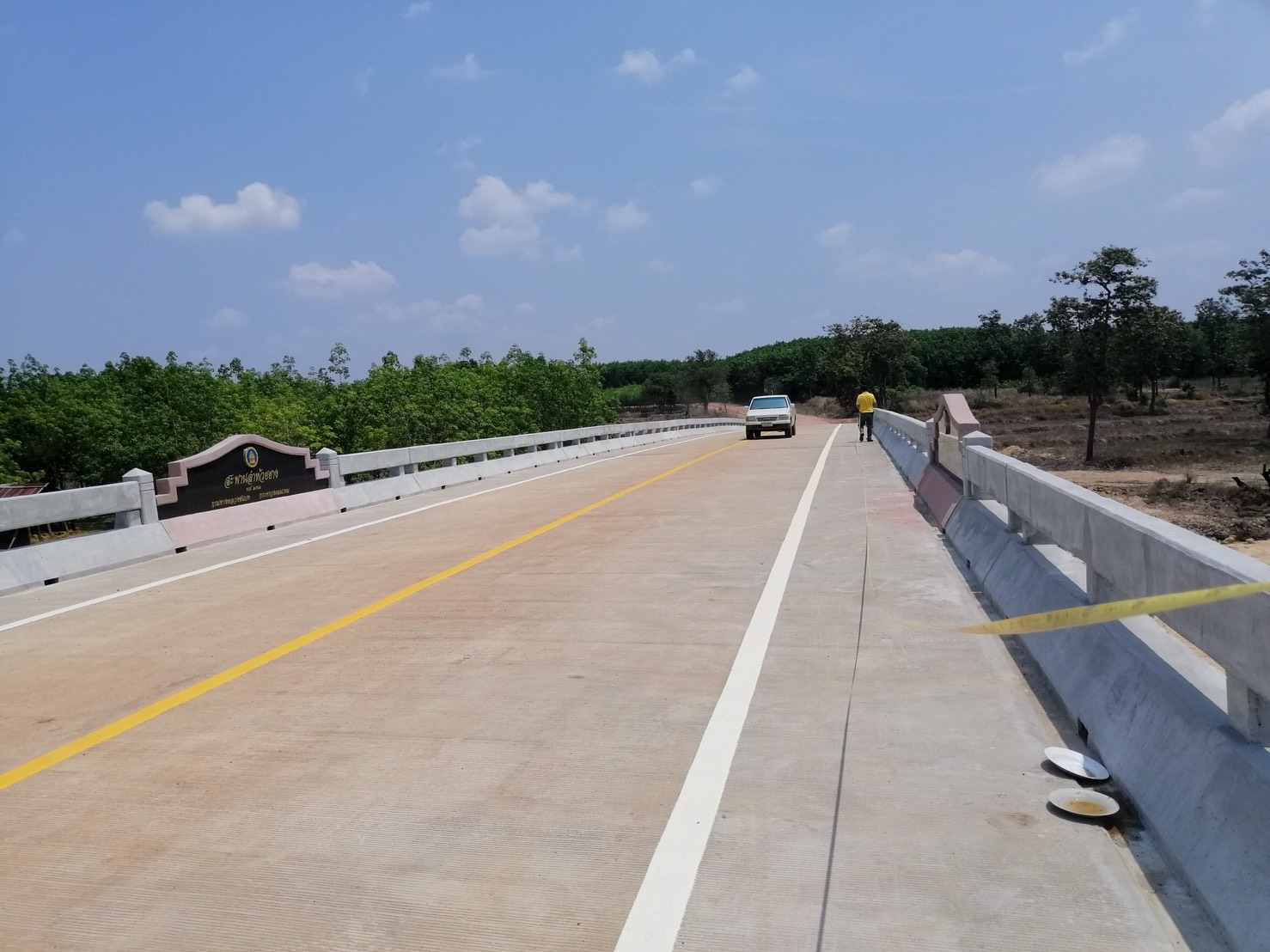 สะพานข้ามลำห้วยยาง จ.อุบลราชธานี เชื่อม 2 อำเภอ เสร็จสมบูรณ์ช่วยบรรเทาความเดือดร้อนช่วงหน้าฝน