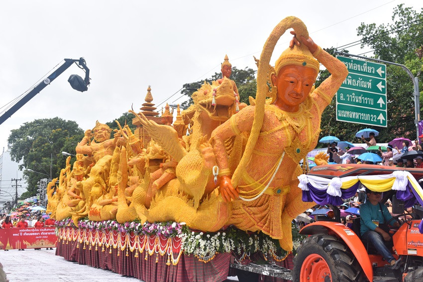 จัดยิ่งใหญ่! กรมท่าอากาศยานร่วมขบวนแห่เทียนพรรษา “118 ปี เทียนพรรษา เทิดราชาขวัญแผ่นดิน” จ.อุบลราชธานี