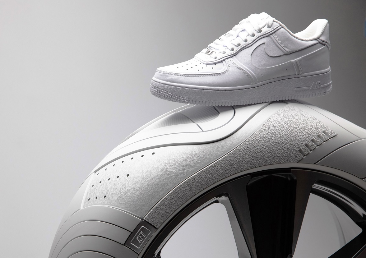 รองเท้า Nike Air Force 1 ถูกเปลี่ยนให้กลายเป็นล้อรถยนต์ Lexus แบบสุดคูล !