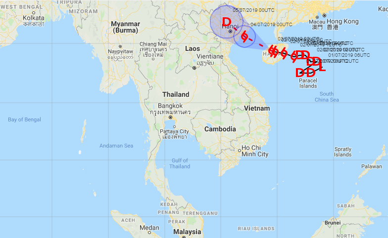 ประกาศเตือนภัยฉบับที่ 6 พายุโซนร้อน “มูน” (Mun) ทั่วไทยฝนตกหนักถึงหนักมาก