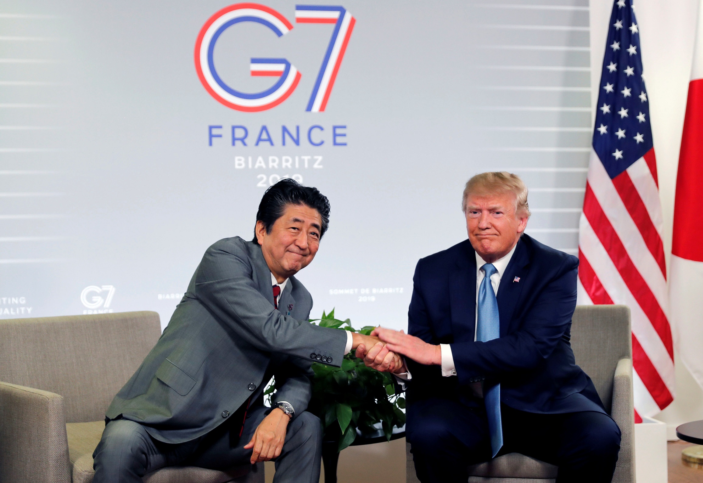 “ทรัมป์” หารือญี่ปุ่นนอกเวที G7 ฟื้นการค้าหวังชดเชย “จีน”