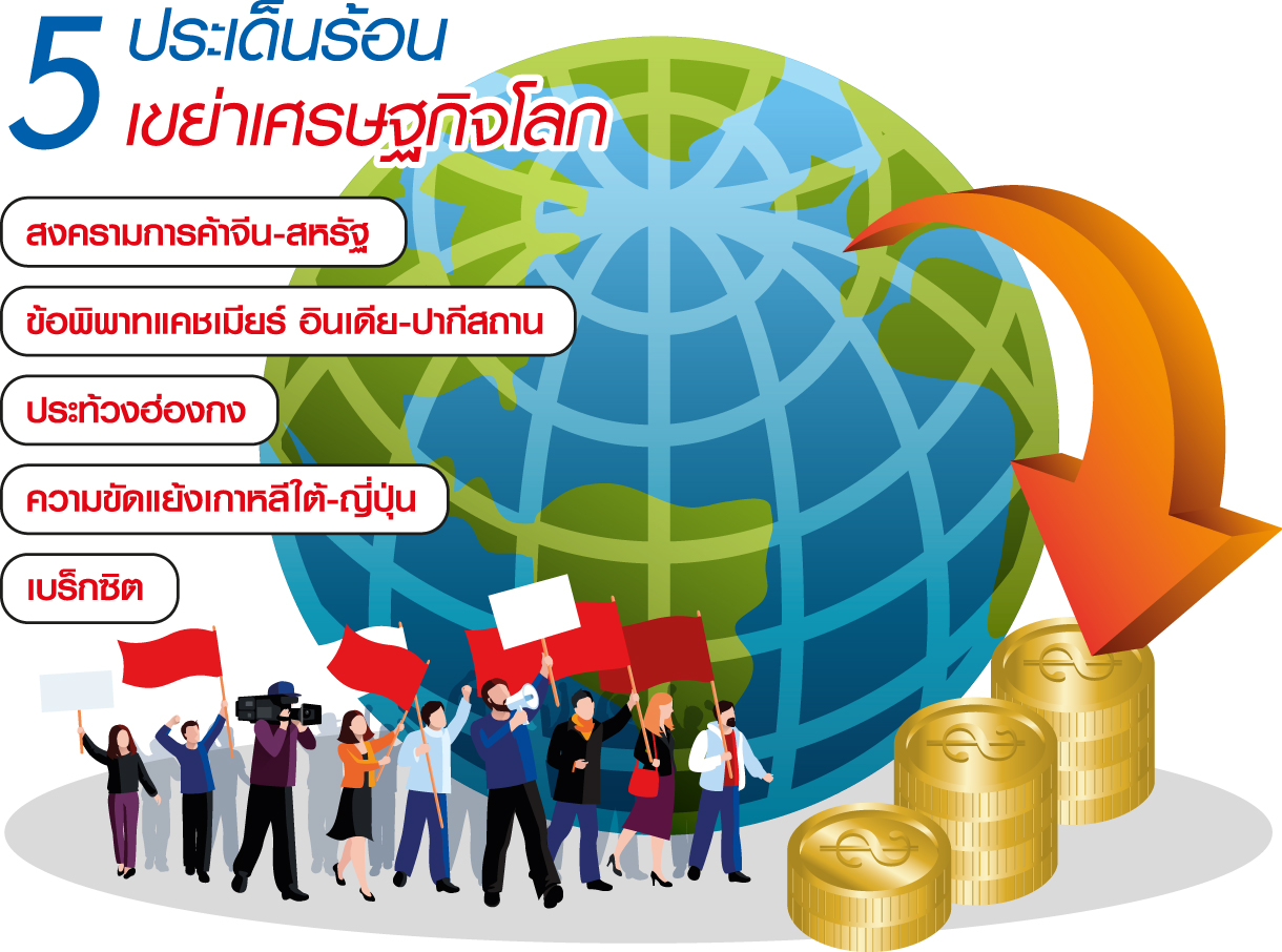 จับตา! 5 ประเด็นร้อน เขย่าเศรษฐกิจโลก