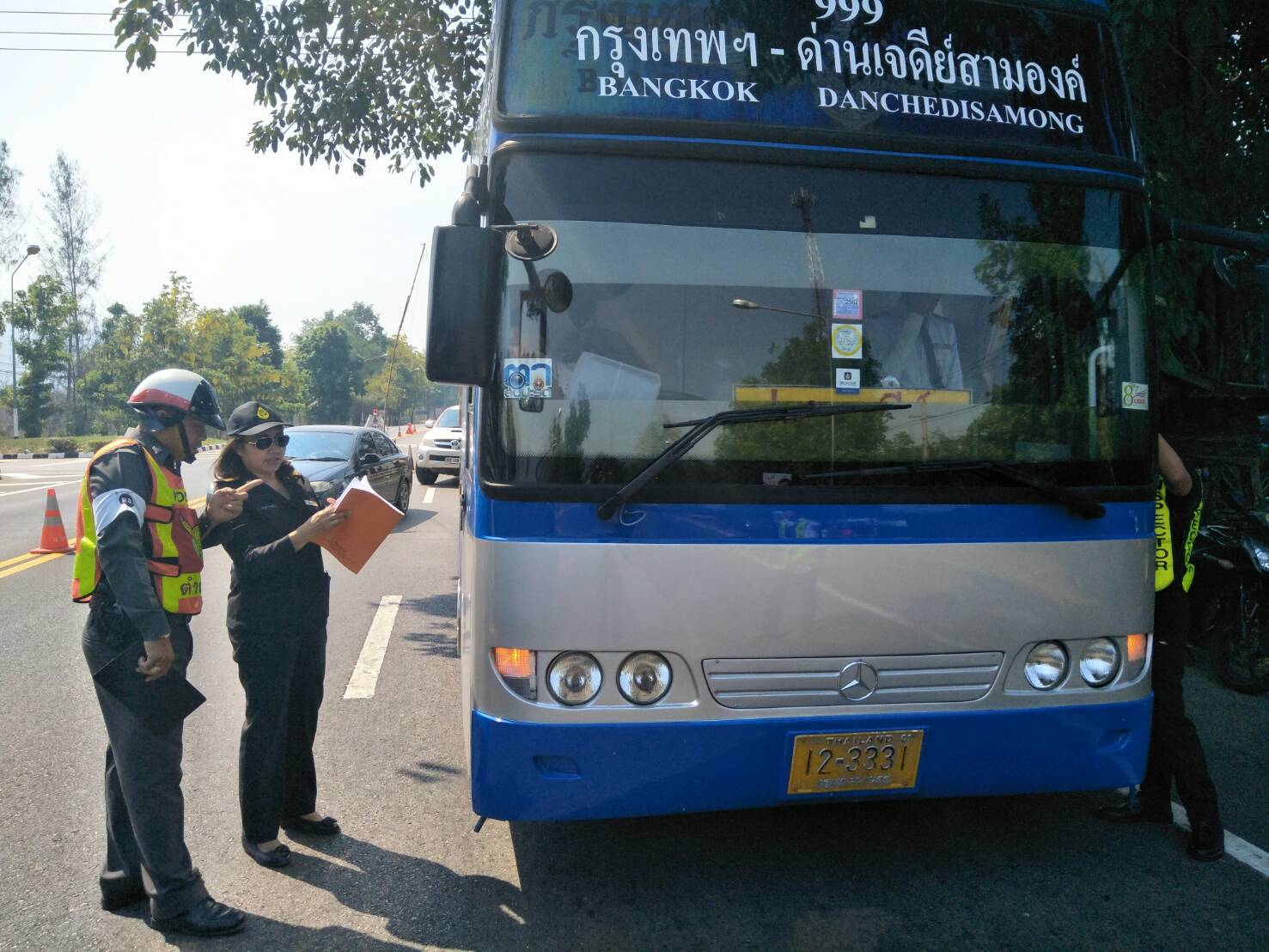 เริ่มวันนี้! ขนส่งเปิดจุดตรวจรถโดยสารสาธารณะทุกระยะทาง 90 กม.ทั่วประเทศทุกเส้นทาง 24 ชั่วโมง