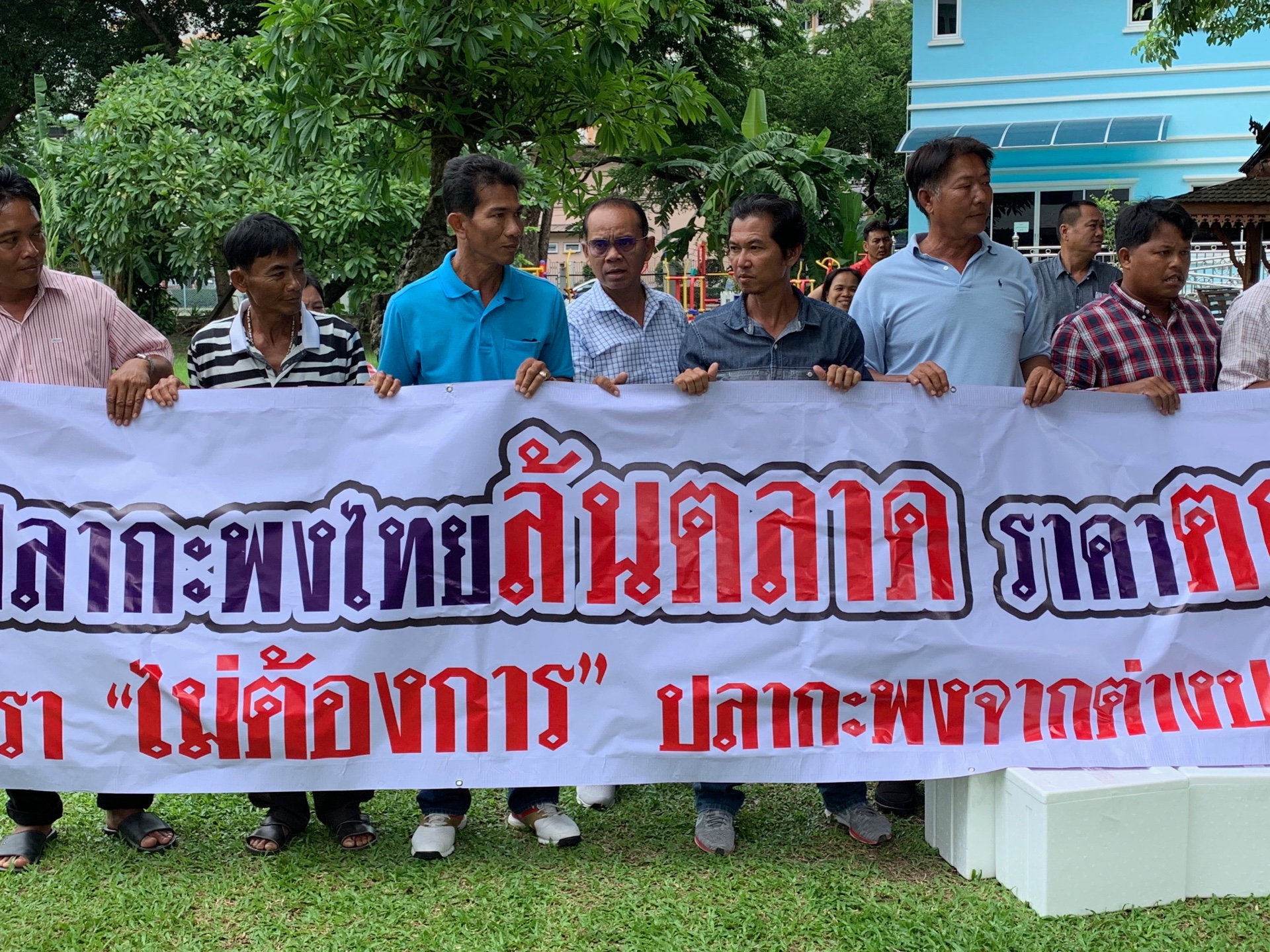 ผู้เลี้ยงปลากะพงขาวร้องกรมประมง ช่วยสกัดปลากะพงมาเลย์ดัมพ์ตลาดไทย