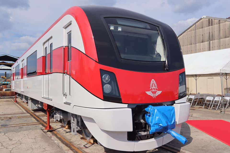 ลงเรือมาแล้ว! “รถไฟฟ้าสายสีแดง” ถึงไทย 15 ต.ค. ทดลองเดินรถ ธ.ค.63