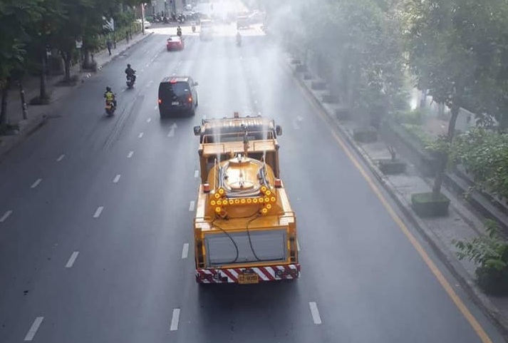 กทม.ทดลองติดตั้งหอฟอกอากาศที่บีทีเอสสยาม-เทงบ’63ซื้อรถพ่นละอองน้ำลดฝุ่นพิษ
