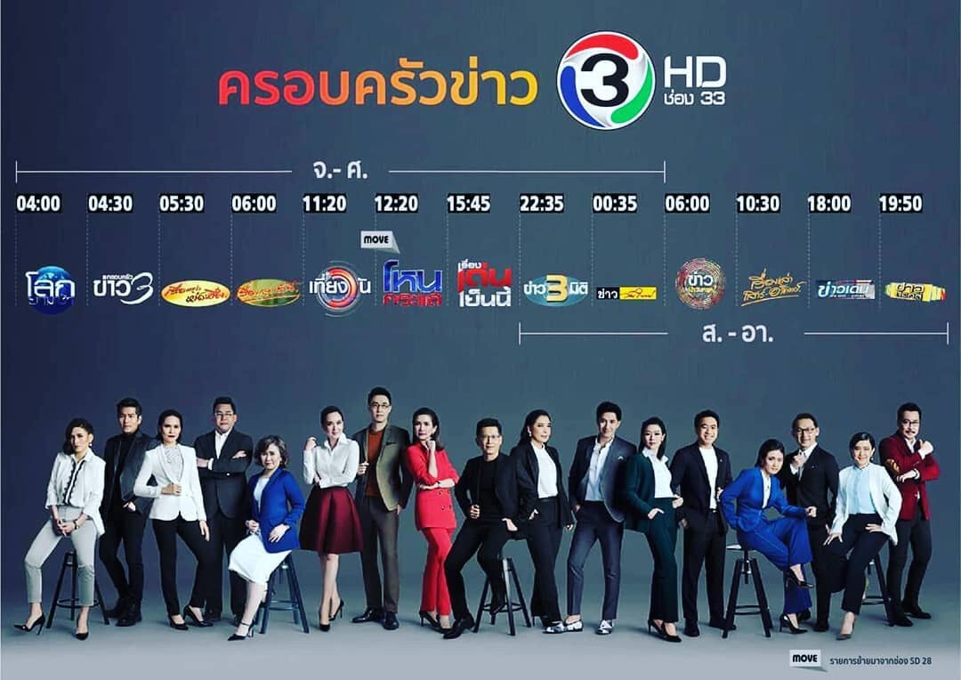 ช่อง 3…ยกเครื่องใหม่  เขย่าผัง ‘ข่าว-ละคร’ กู้เรตติ้งคืน