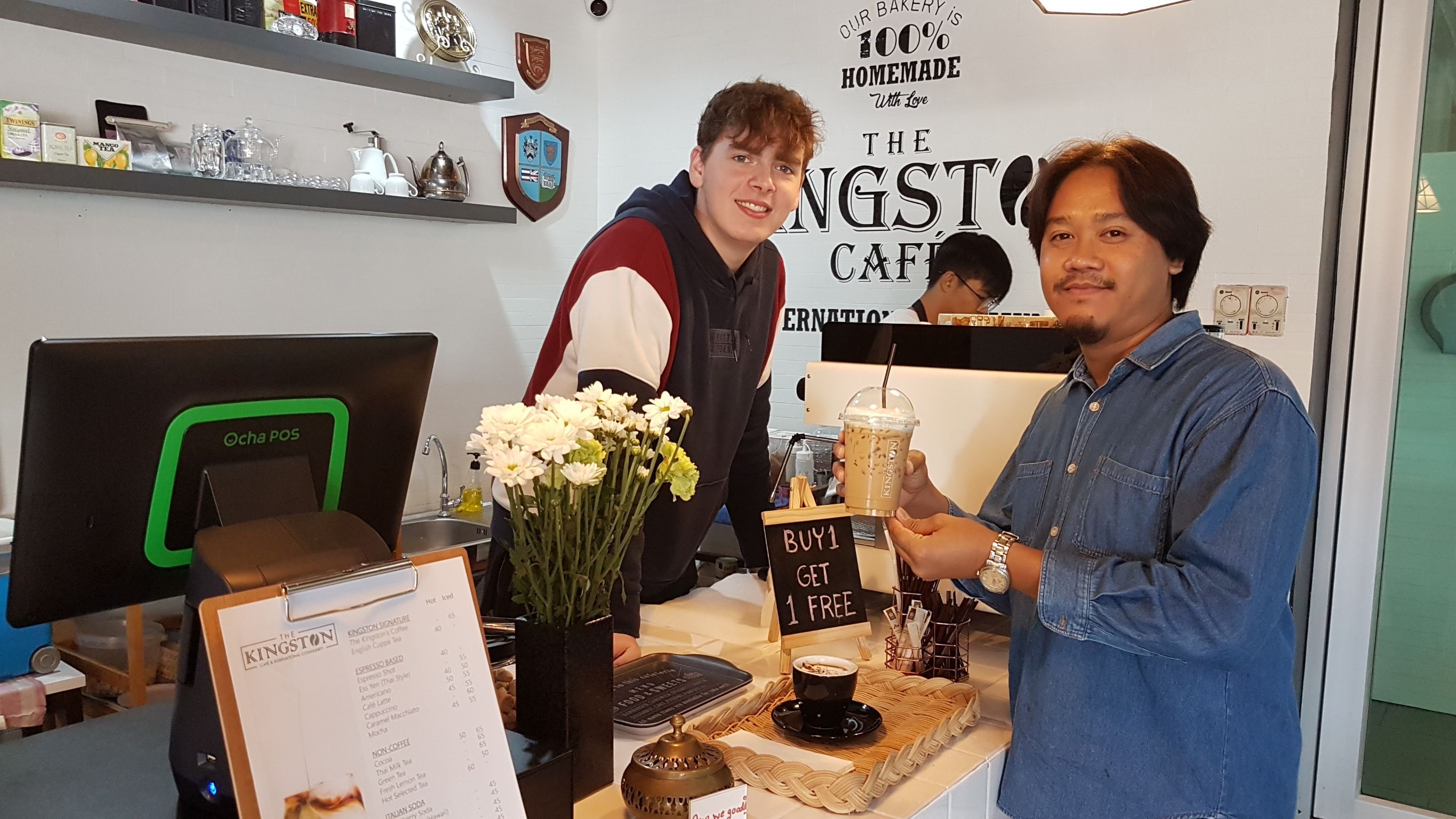 Kingston Café ร้านกาแฟเมืองสองแควผุดไอเดียสนทนาภาษาอังกฤษแห่งแรกของจังหวัด